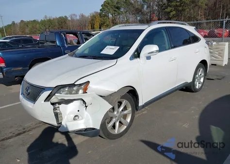 2010 Lexus Rx 350 from USA, damaged, VIN 2T2BK1BA2AC068978